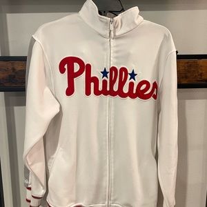 White Phillies Zip Jacket